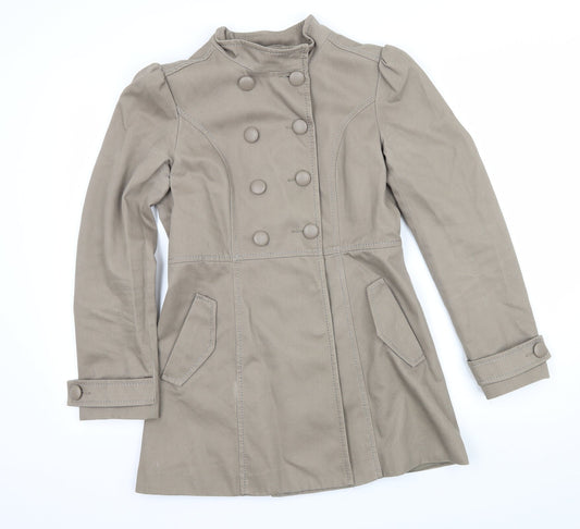 H&M Womens Grey   Gilet Coat Size 8