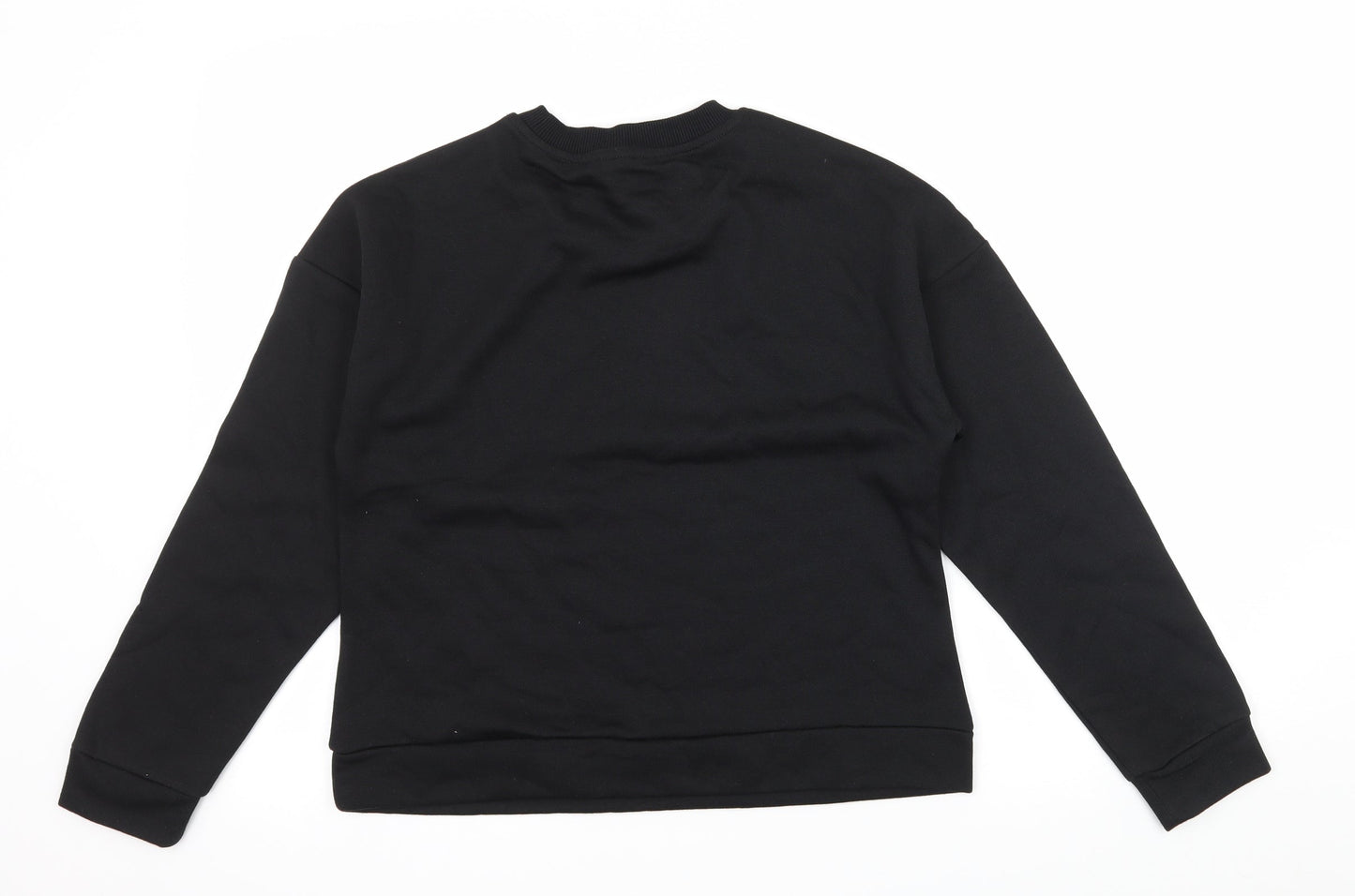 ASOS Womens Black  Jacquard Pullover Sweatshirt Size 6