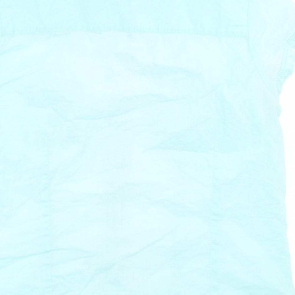 Cherokee Womens Blue   Basic Button-Up Size 16