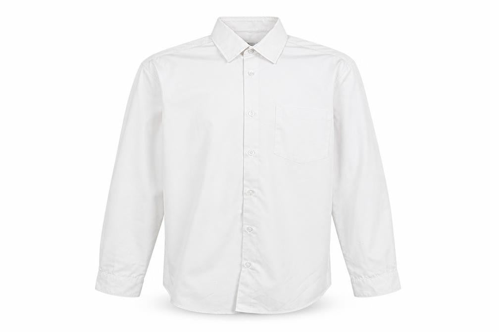 George Boys White   Basic Button-Up Size 13-14 Years