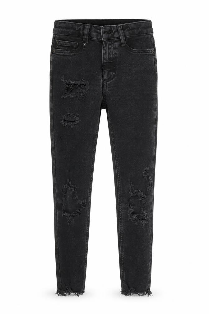Hallie Girls Grey  Denim Skinny Jeans Size 13 Years