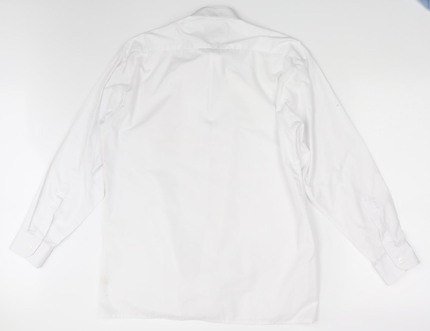 Disley Mens White    Button-Up One Size