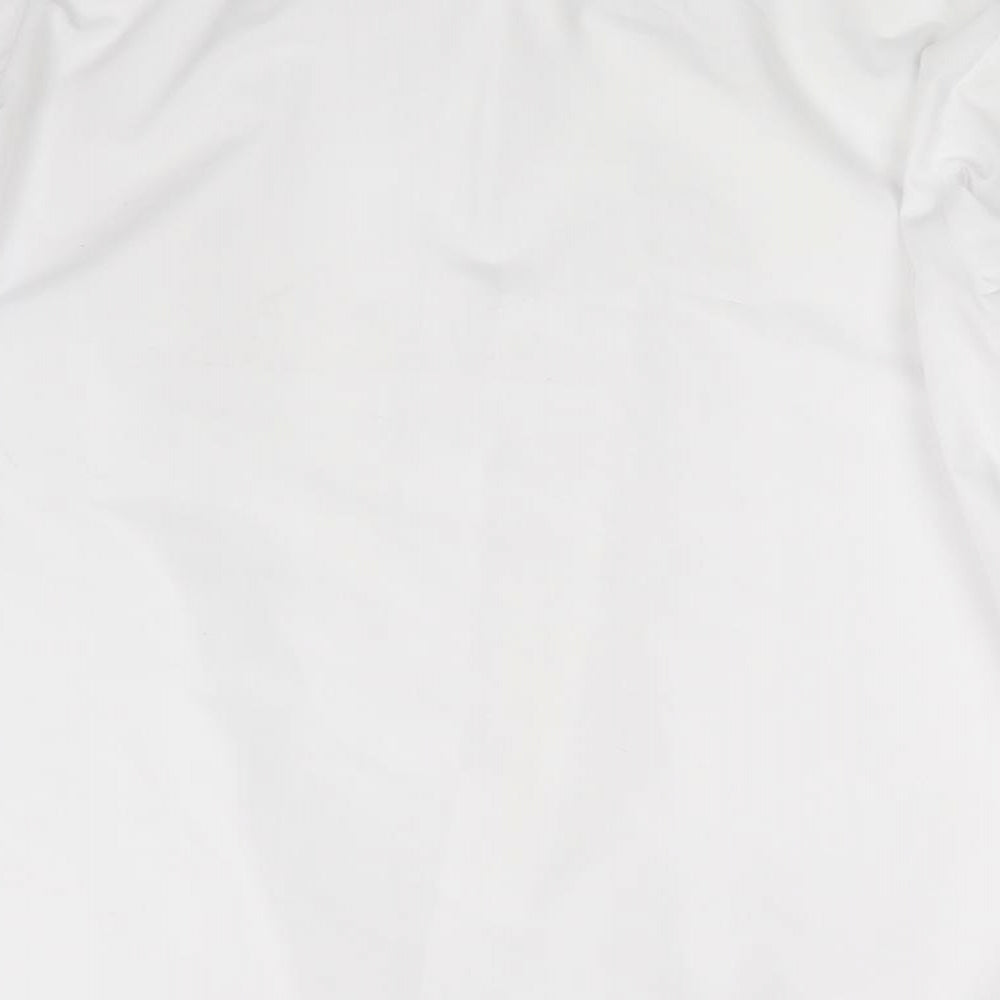 Disley Mens White    Button-Up One Size