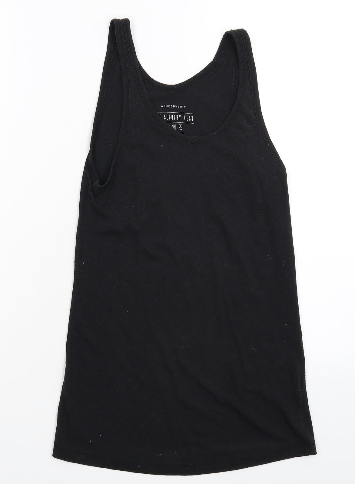 Atmosphere Womens Black   Basic Tank Size 6