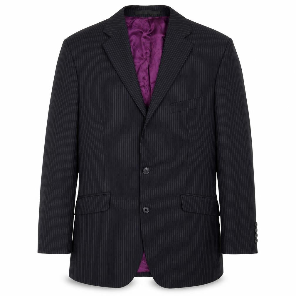 Marks and Spencer Mens Blue Striped  Jacket Suit Jacket Size 38