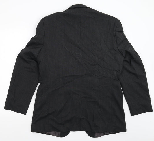 Karl Jackson  Mens Black   Jacket Suit Jacket Size 42