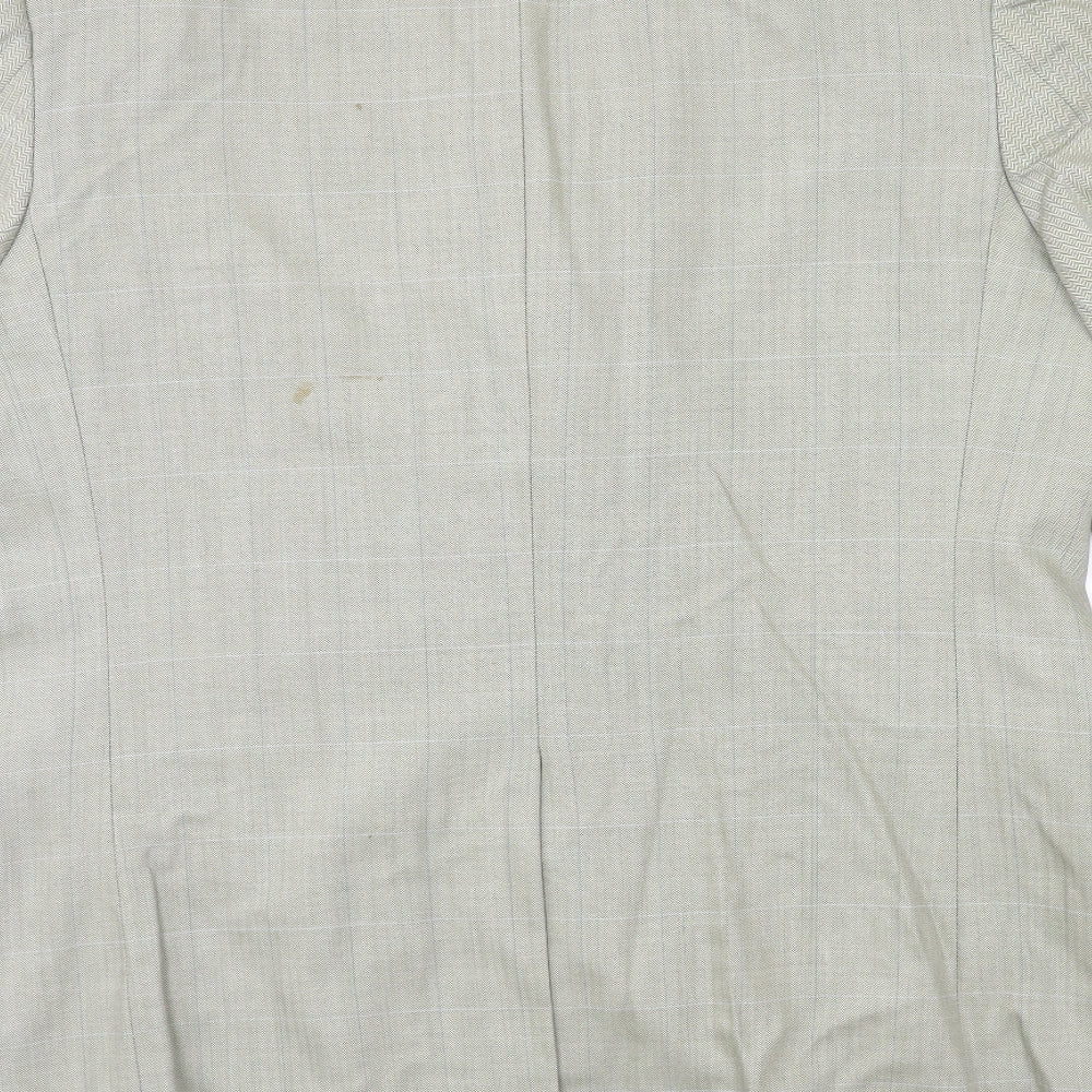 Marks and Spencer Mens Grey Check  Jacket Suit Jacket Size 42