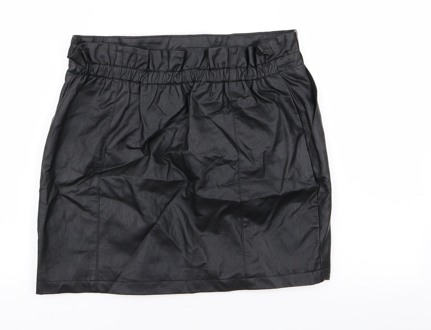 Cooperative Womens Black   Mini Skirt Size S  - Leather Skirt