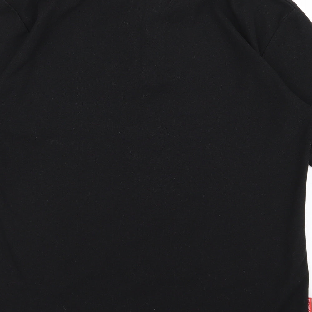 Slazenger Mens Black    Polo Size S