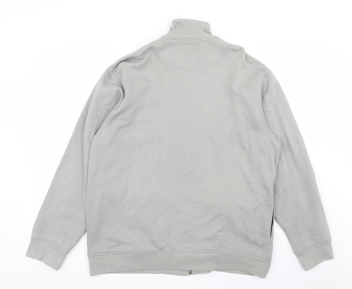 Asda George Mens Grey   Full Zip Jumper Size L