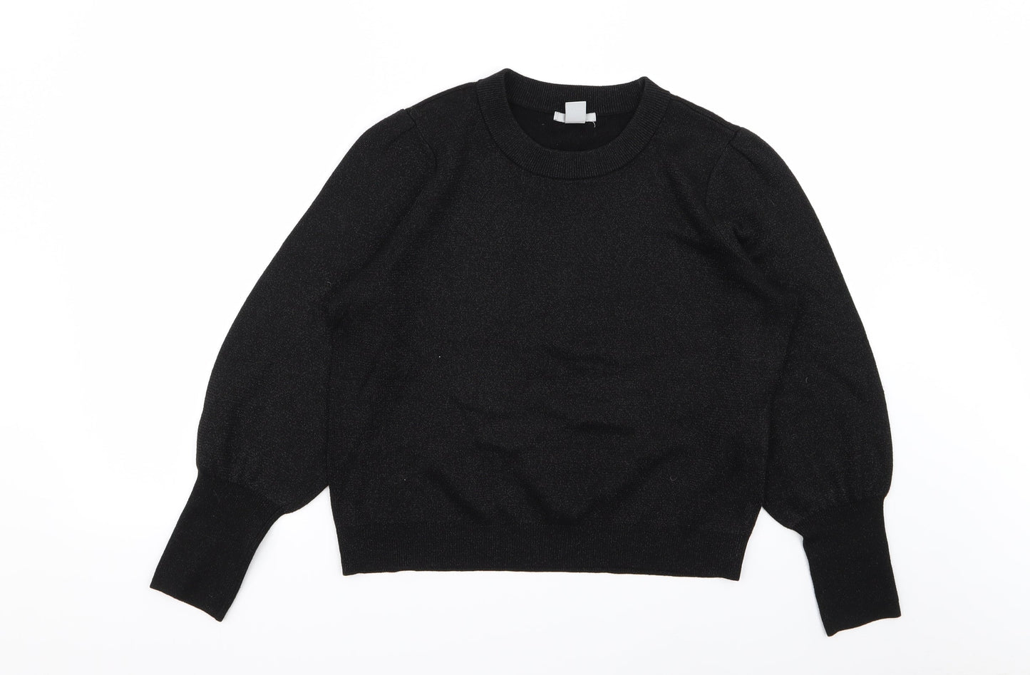 H&M Womens Black   Pullover Jumper Size M
