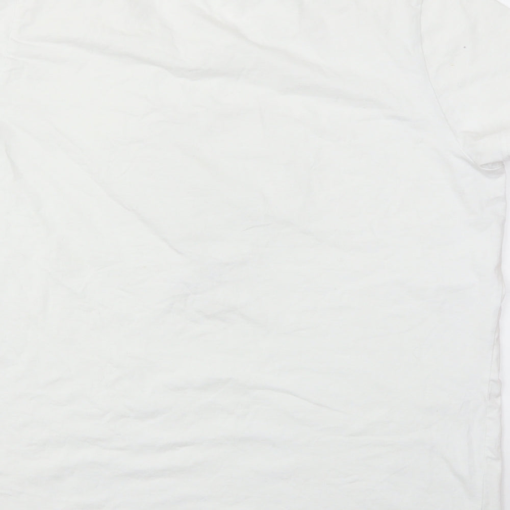 Studio Womens White   Basic T-Shirt One Size