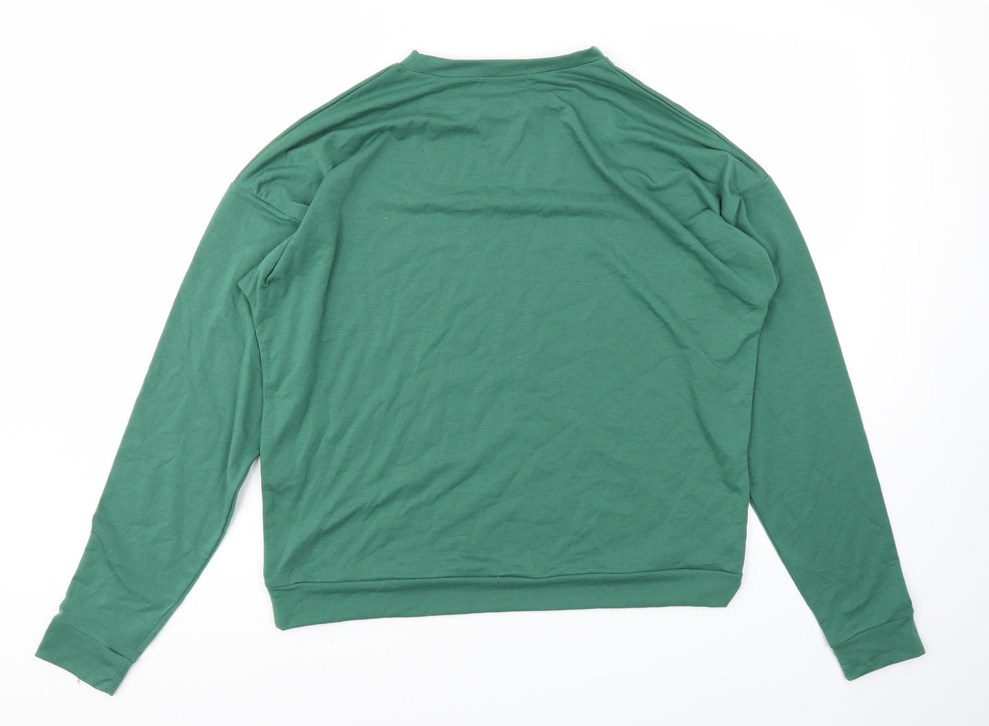 Missguided Womens Green   Pullover Jumper Size 12