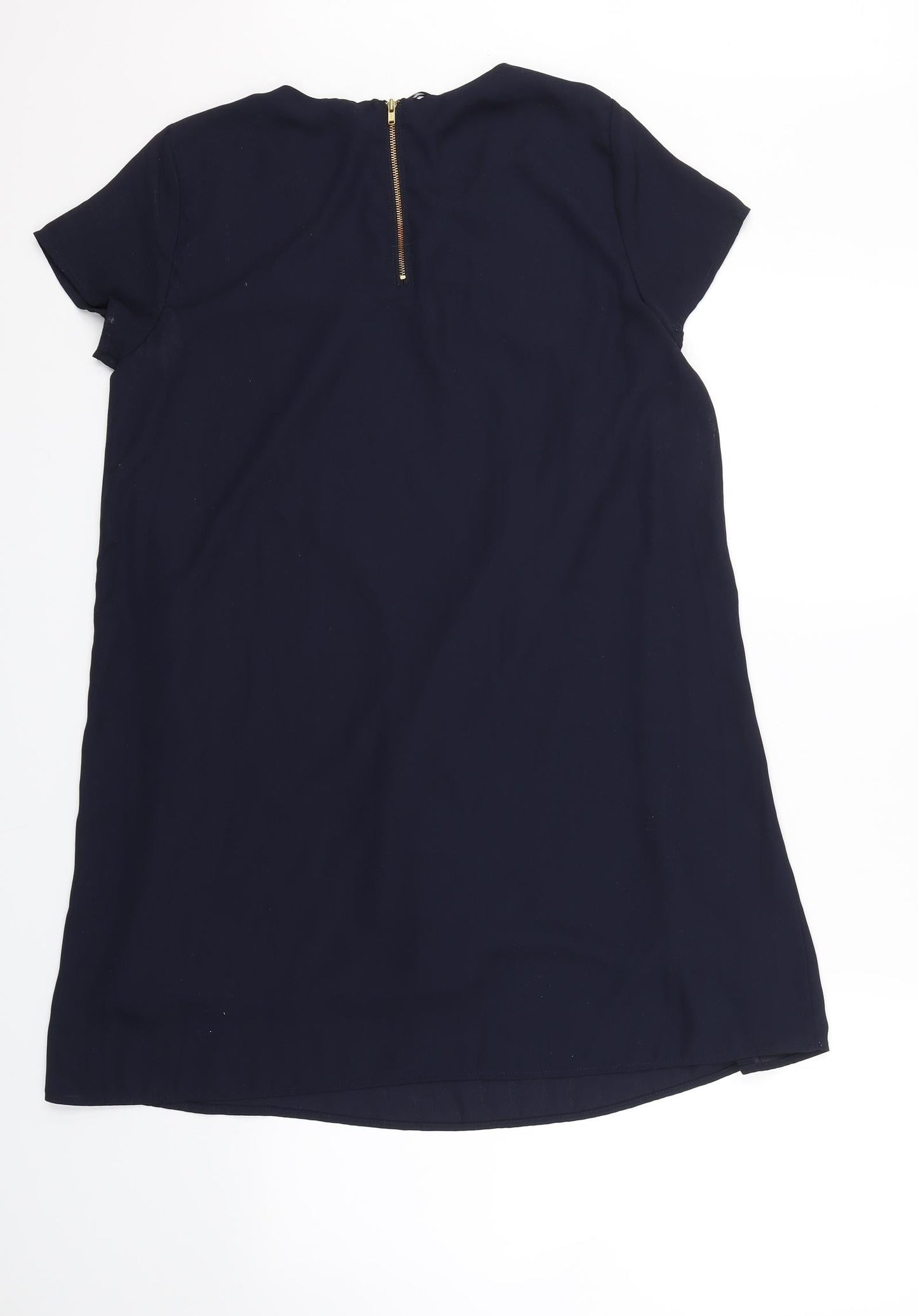 Preworn Womens Blue   Basic T-Shirt Size 6  - formal office work