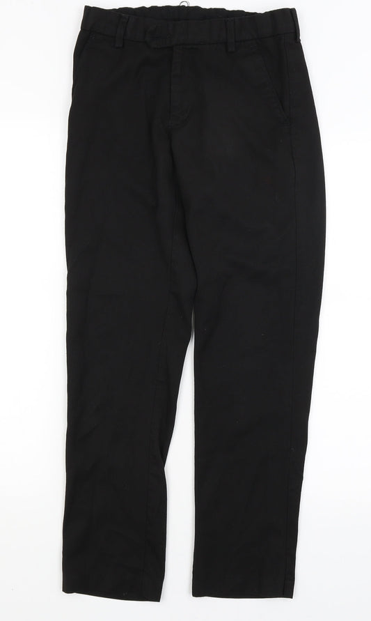 Preworn Womens Black   Trousers  Size 8 L27 in