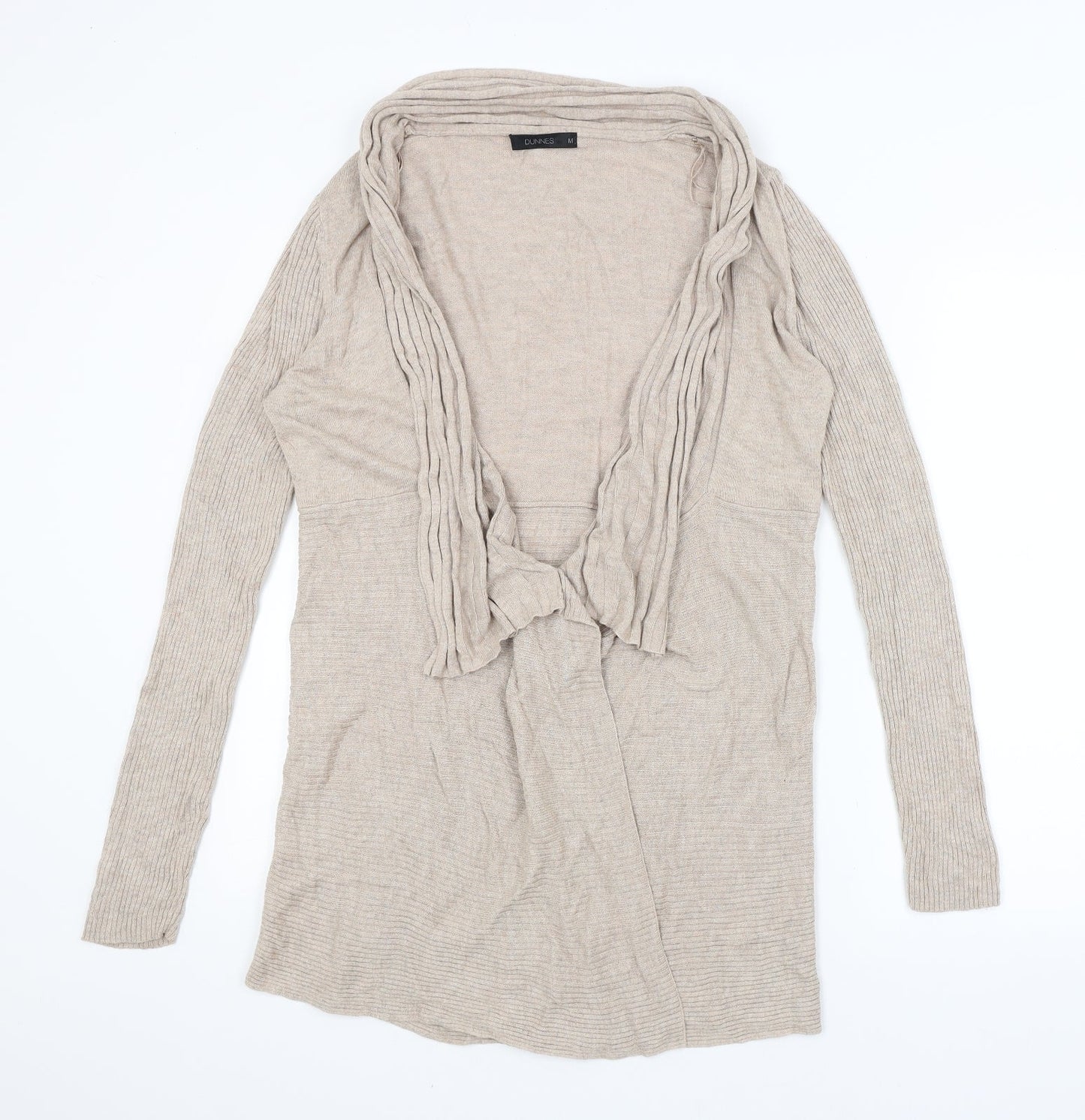 Dunnes Womens Beige   Wrap Jumper Size M
