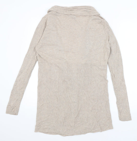 Dunnes Womens Beige   Wrap Jumper Size M