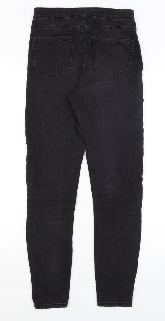 Denim Co Womens Black   Skinny Jeans Size 8 L27 in