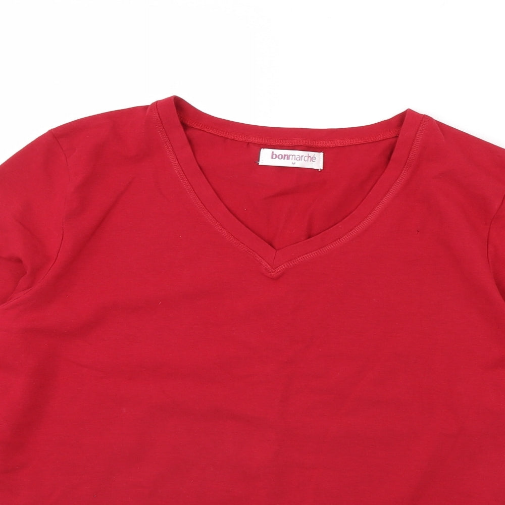Bonmarché Womens Red   Pullover Jumper Size M