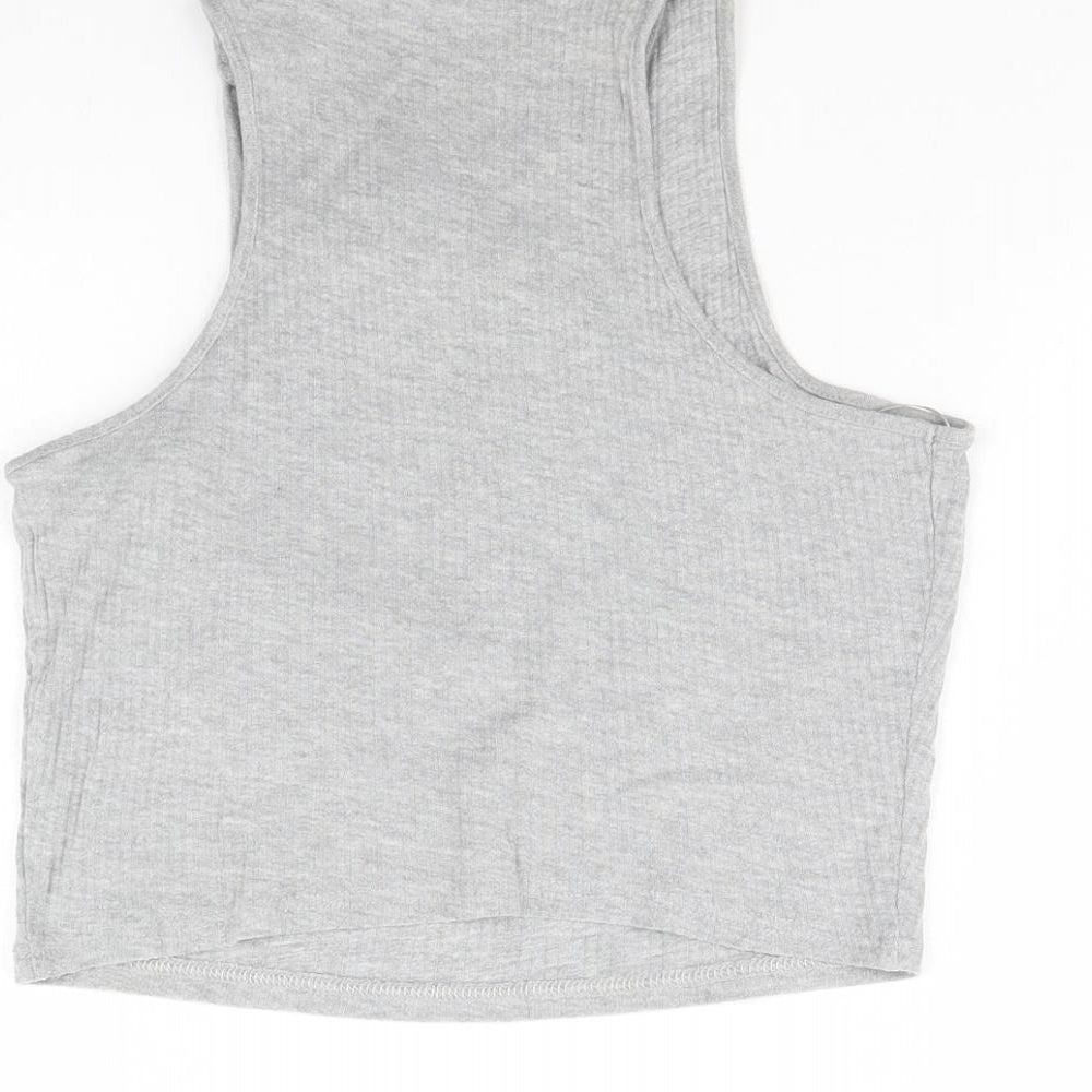 River Island Womens Grey   Cropped Tank Size 10