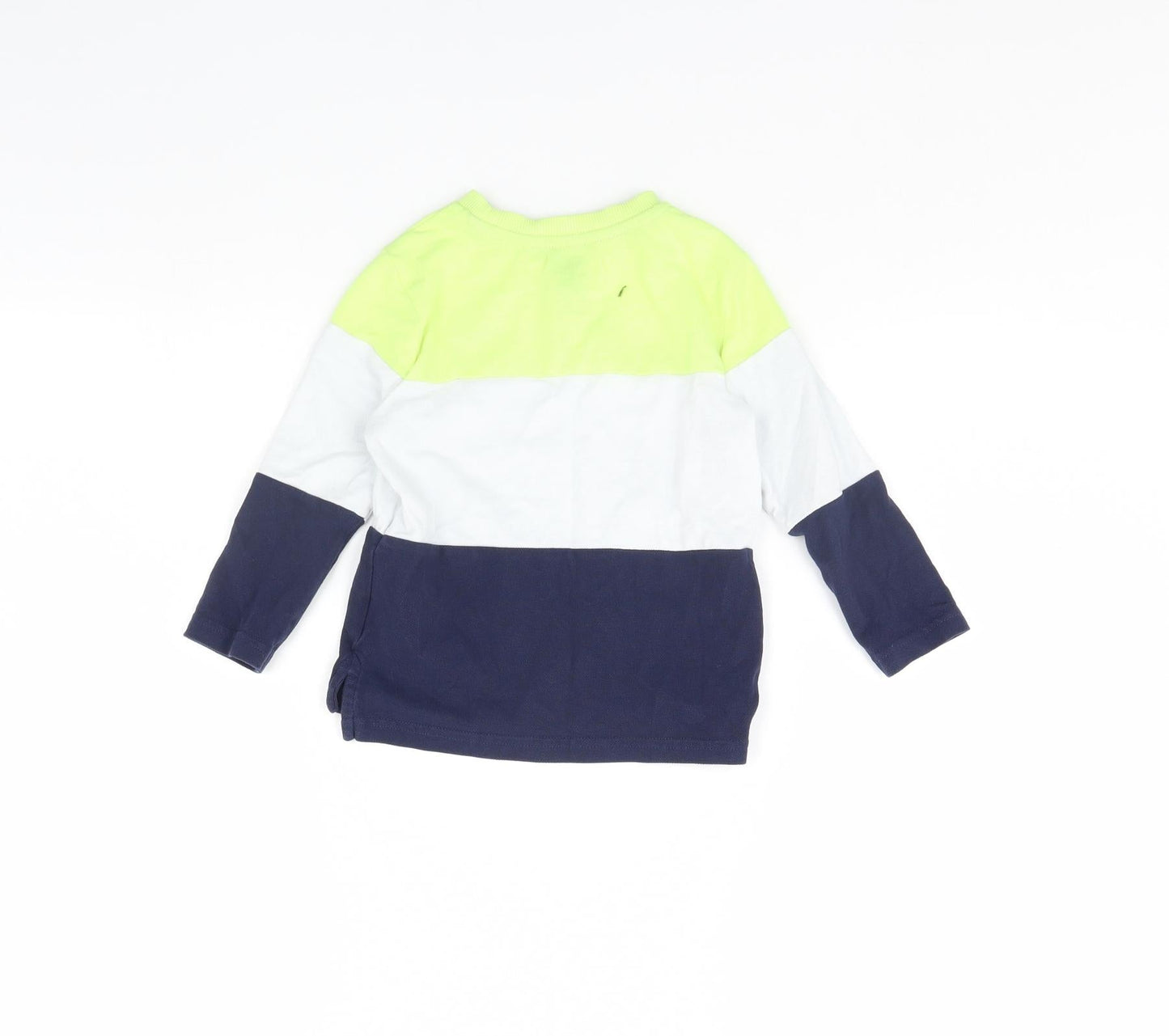 F&F Boys White   Pullover Sweatshirt Size 2 Years