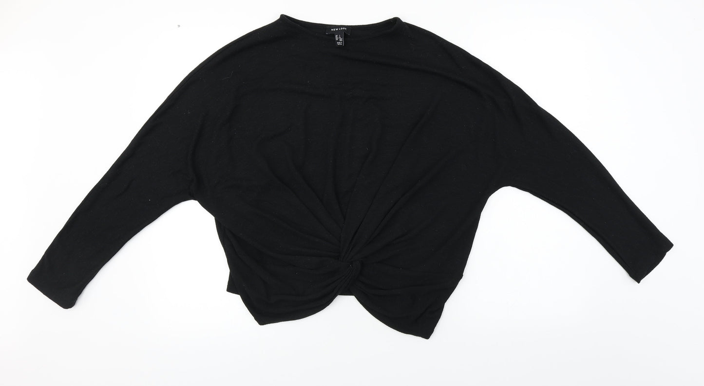 New Look  Womens Black   Basic T-Shirt Size L