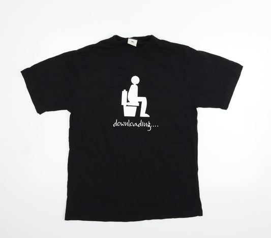 Preworn Womens Black   Basic T-Shirt Size M