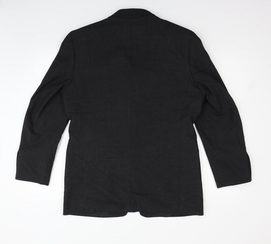 Roman Mens Black   Jacket Blazer Size 38