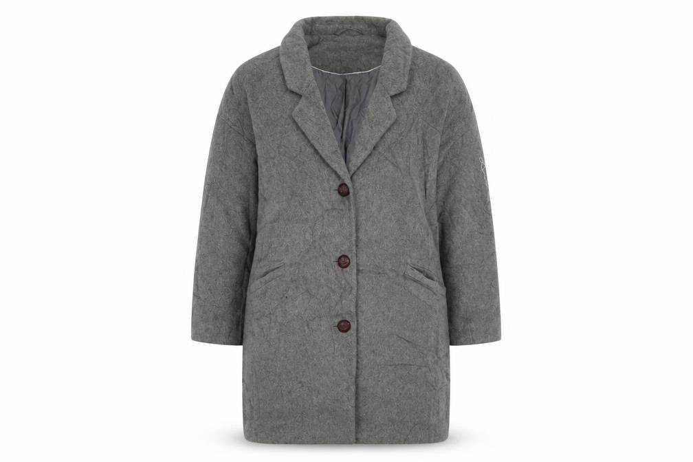 New Look Womens Grey   Gilet Coat Size 8