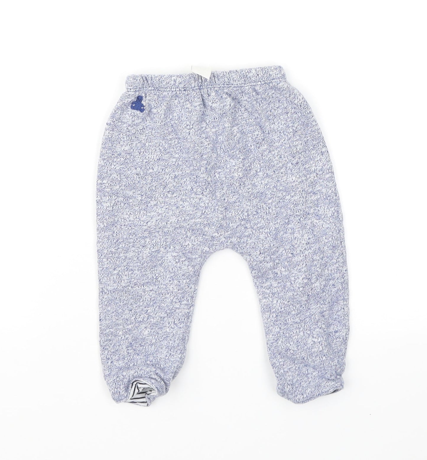Gap Baby Blue Striped  Jogger Trousers Size 3-6 Months