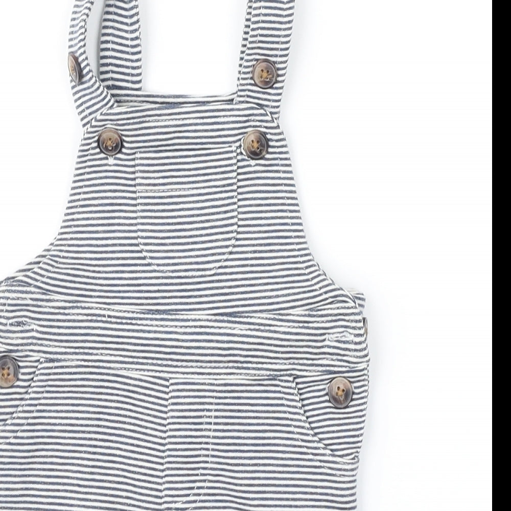 Earlydays Boys Blue Striped  Shorts One-Piece Size 0-3 Months