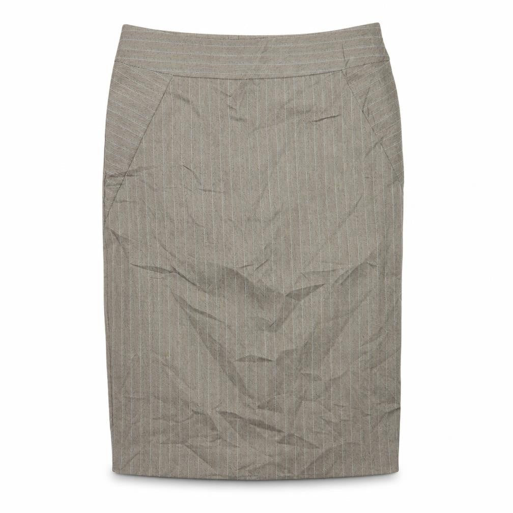 Warehouse Womens Beige   A-Line Skirt Size 10