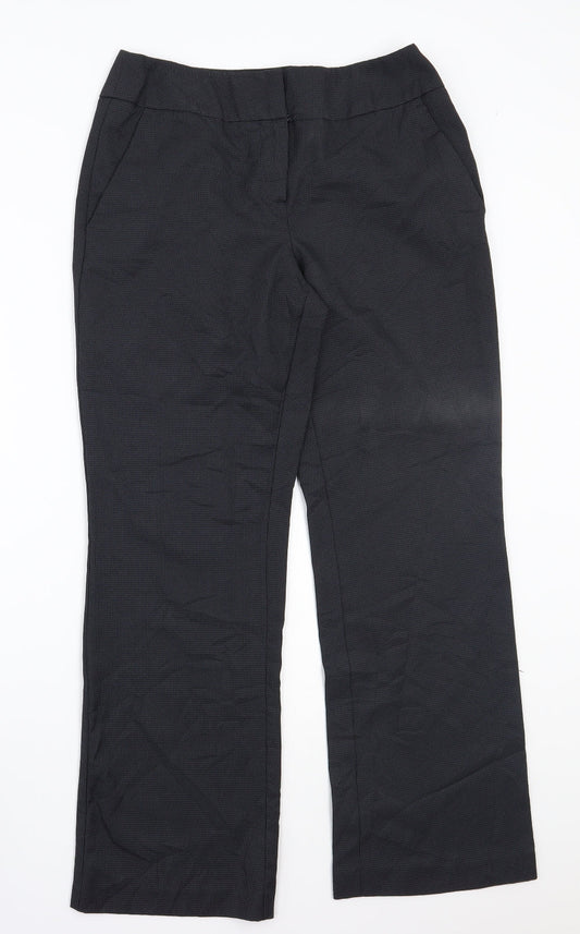 Papaya Womens Black   Trousers  Size 10 L27 in