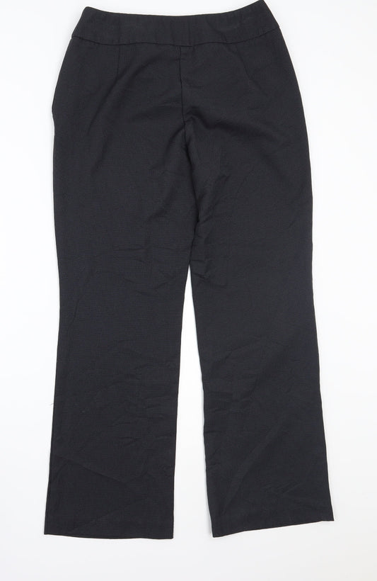 Papaya Womens Black   Trousers  Size 10 L27 in