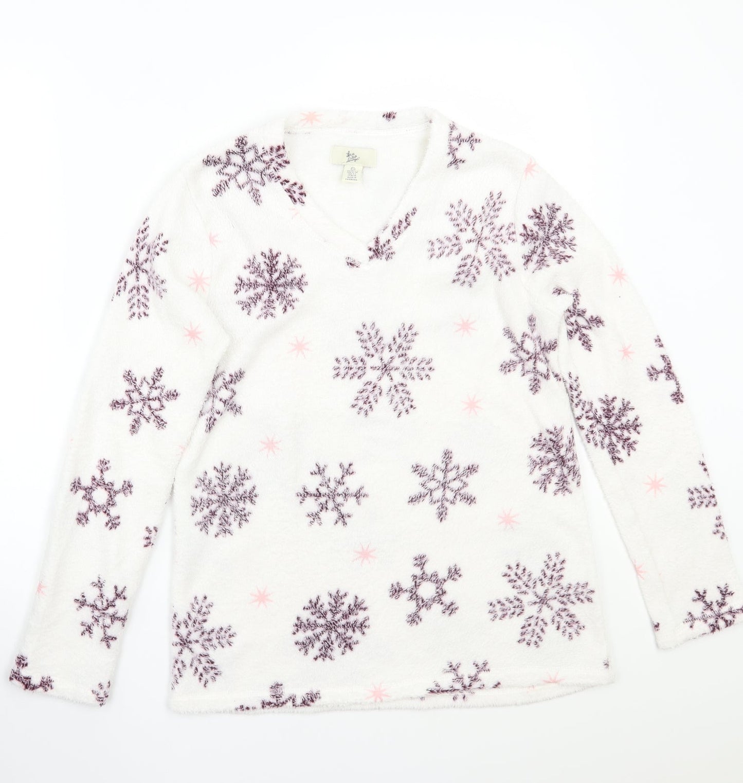 Lover to lounge Womens White   Pullover Jumper Size S