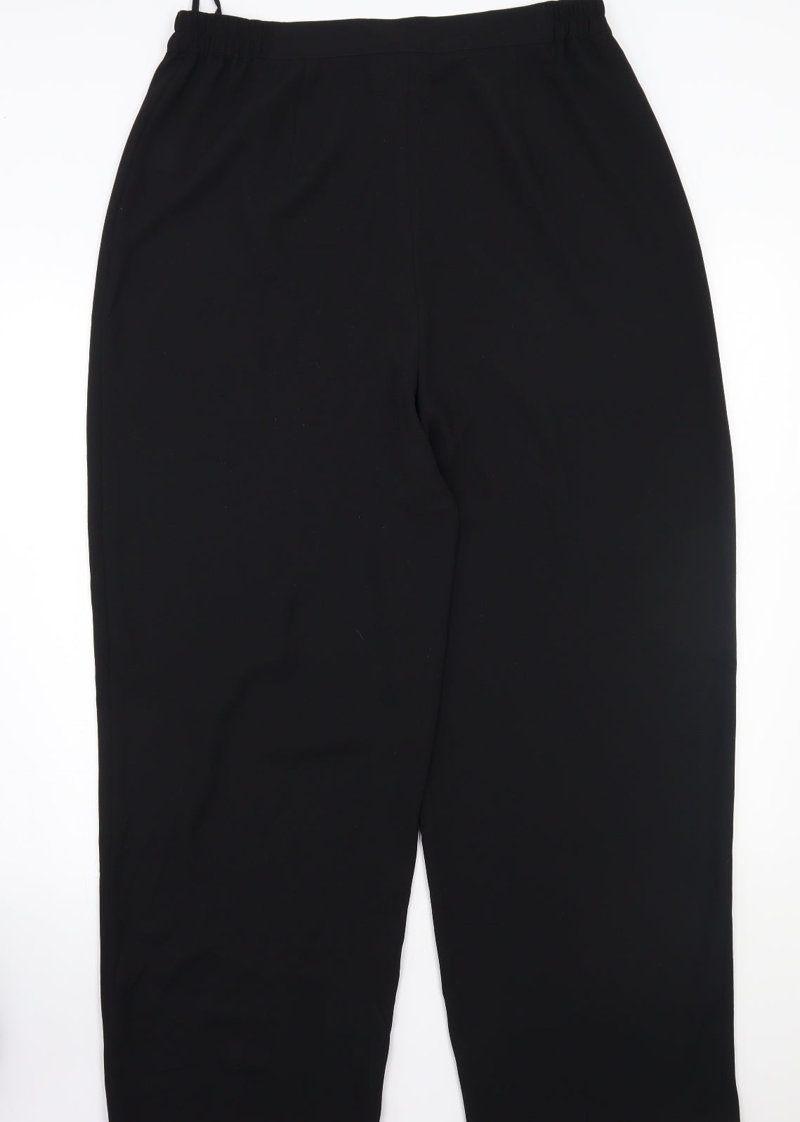 Official Womens Black   Trousers  Size 18 L29 in