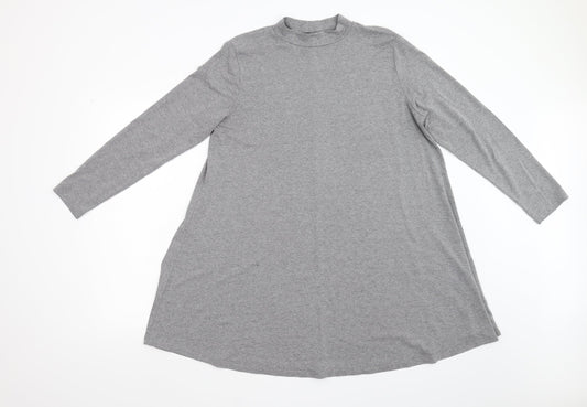 Matalan Womens Grey   Basic T-Shirt Size M