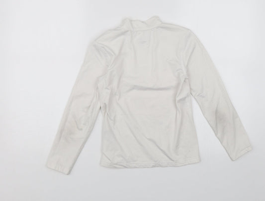 Crane Girls White   Pullover Jumper Size 9-10 Years