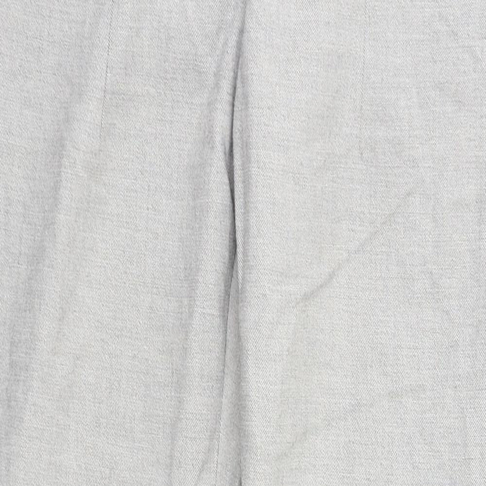 Zara Womens Grey   Dress Pants Trousers Size M L25 in