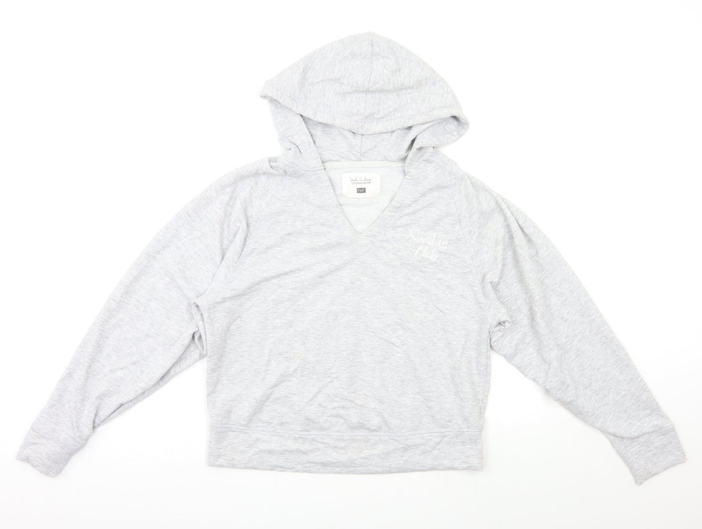 F&F Womens Grey   Pullover Hoodie Size S