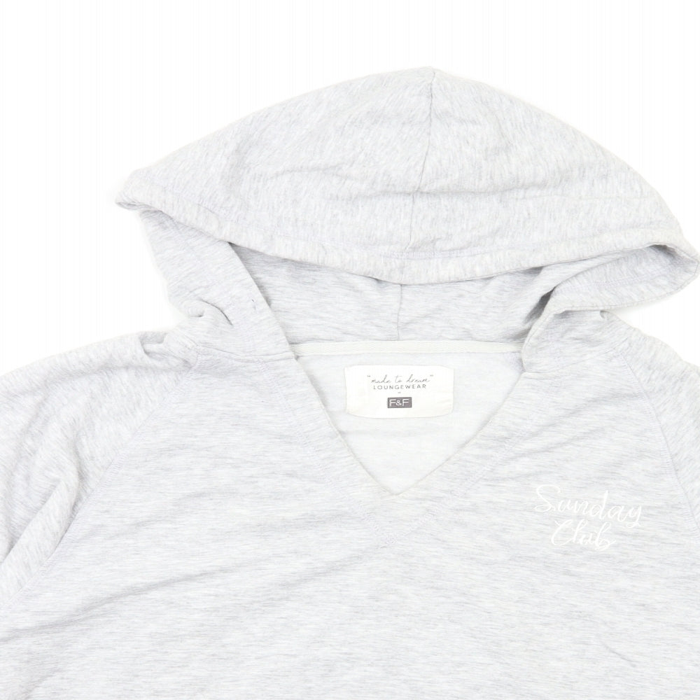 F&F Womens Grey   Pullover Hoodie Size S