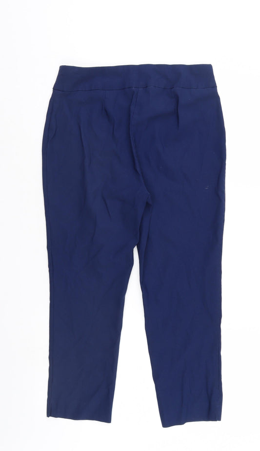 So Slimming Womens Blue   Cropped Trousers Size XS L23 in