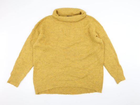 New Look Womens Yellow   Pullover Jumper Size L