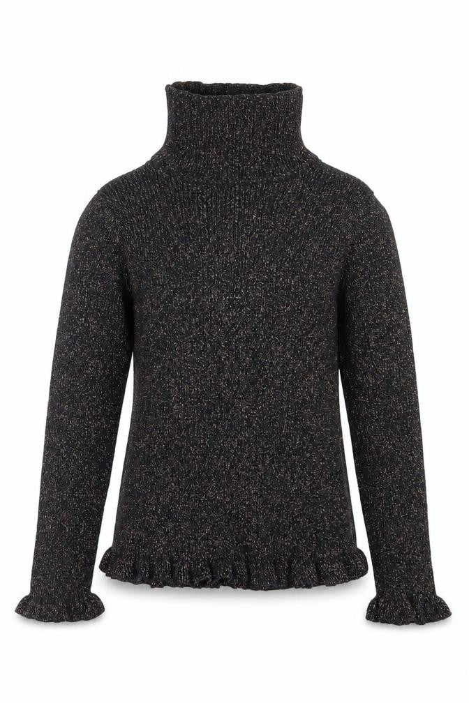Marks and Spencer Girls Black   Pullover Jumper Size 9-10 Years