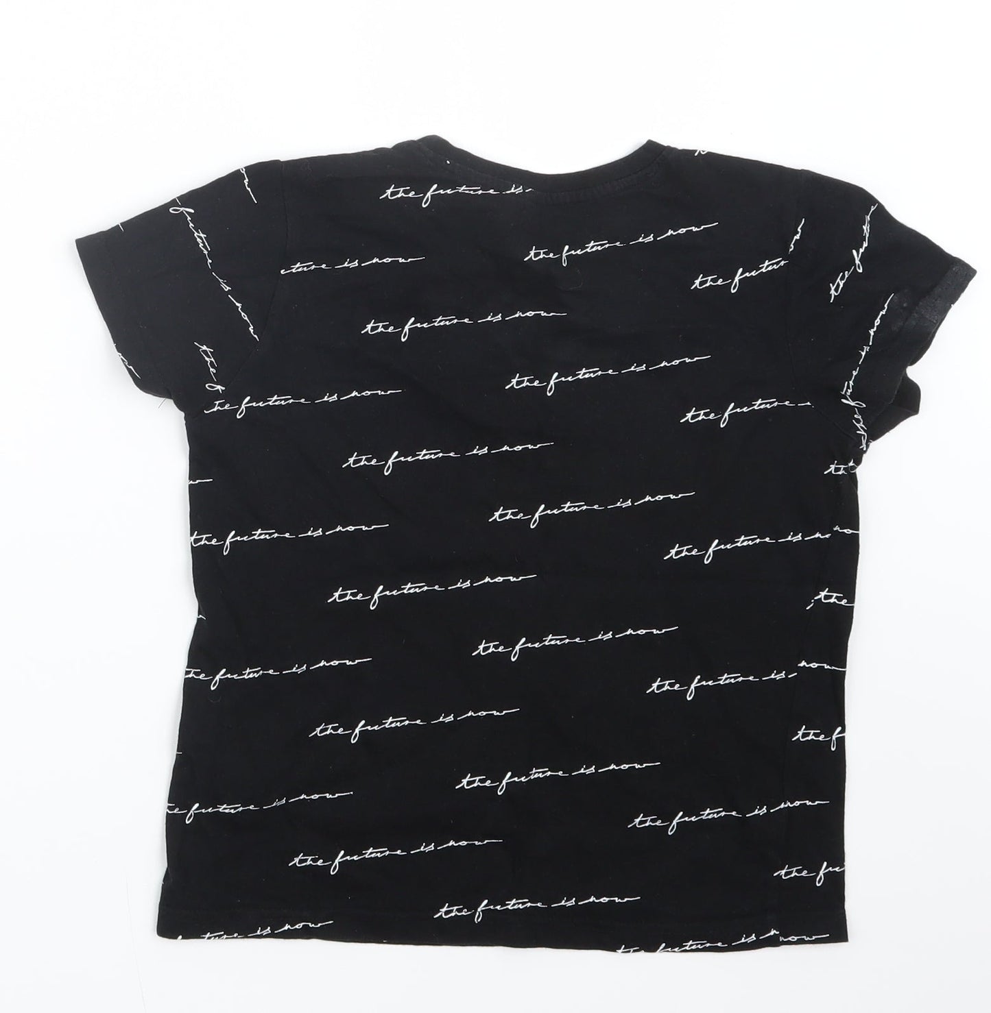 Primark Boys Black   Basic T-Shirt Size 8-9 Years