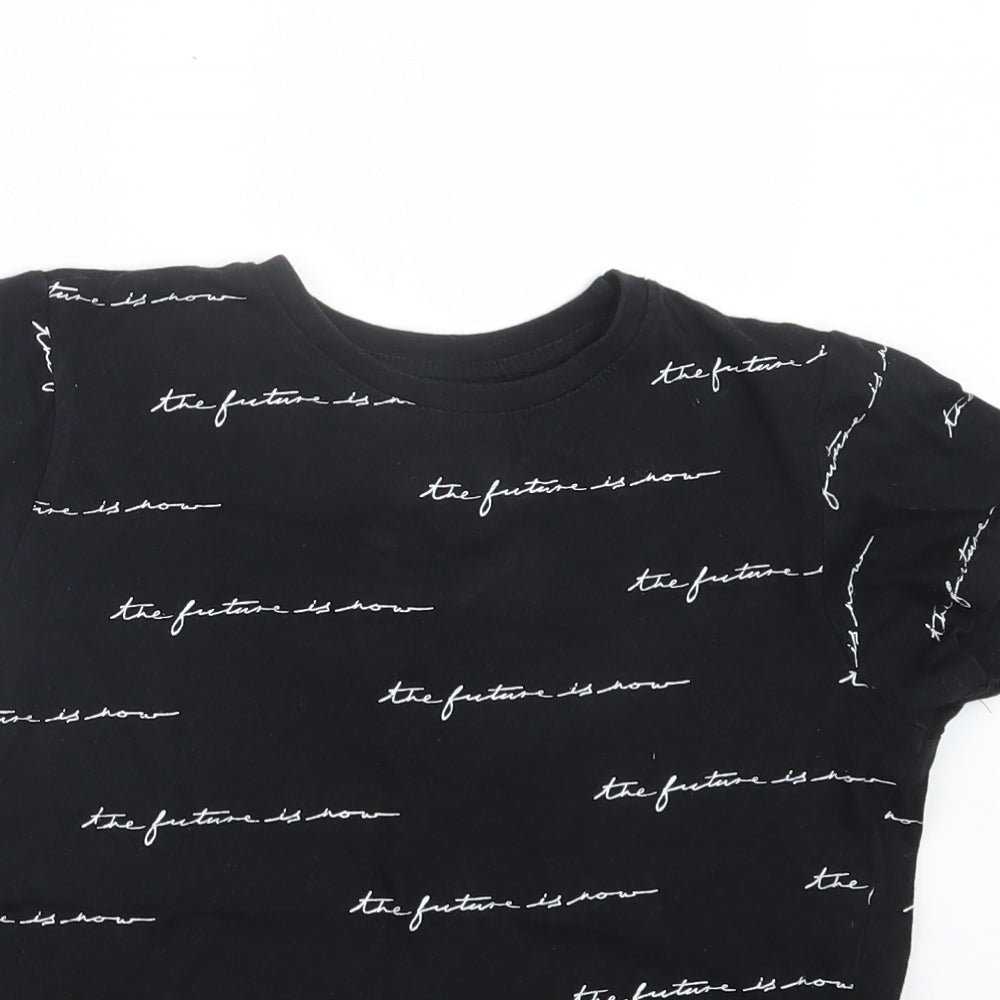 Primark Boys Black   Basic T-Shirt Size 8-9 Years