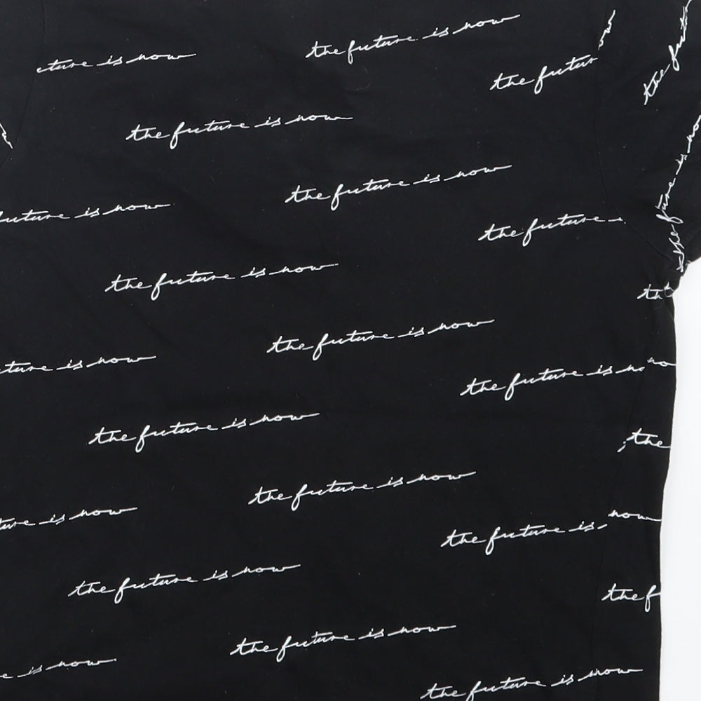 Primark Boys Black   Basic T-Shirt Size 8-9 Years