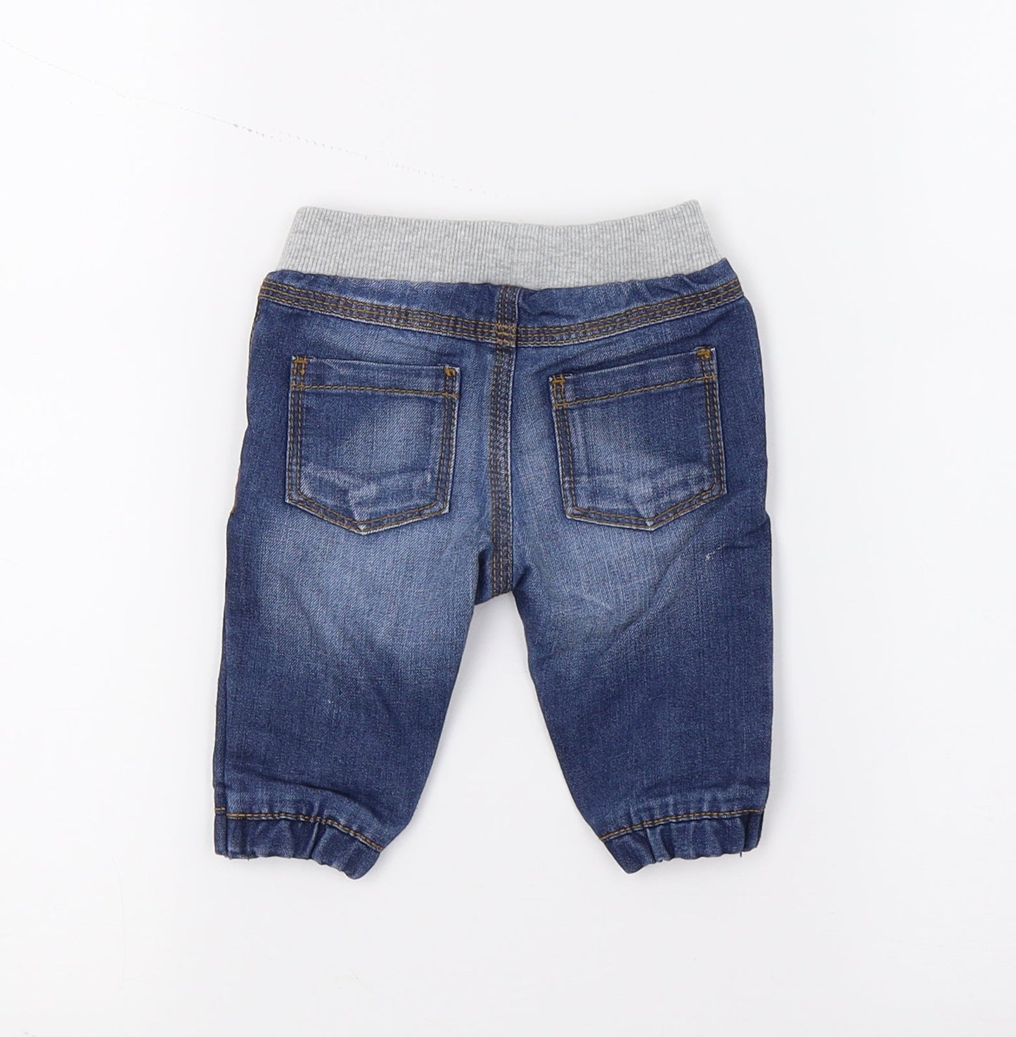 F&F Baby Blue  Denim  Jeans Size 0-3 Months
