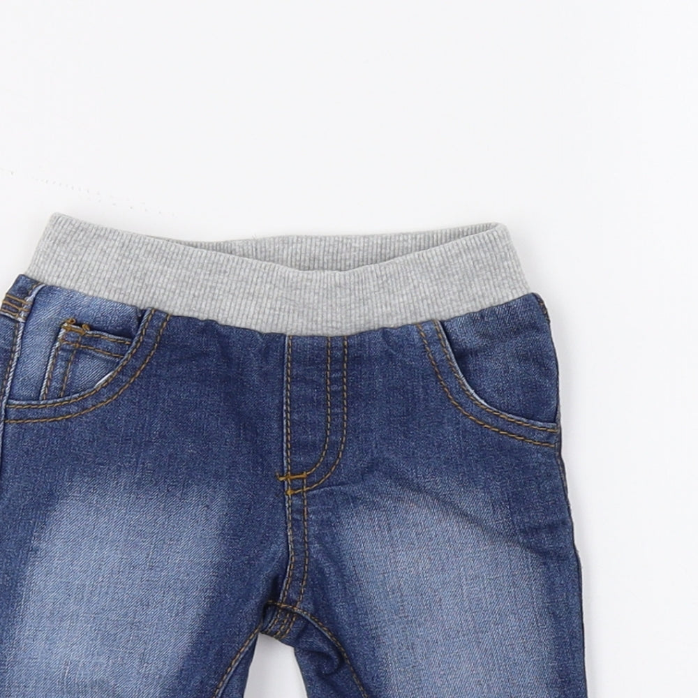 F&F Baby Blue  Denim  Jeans Size 0-3 Months