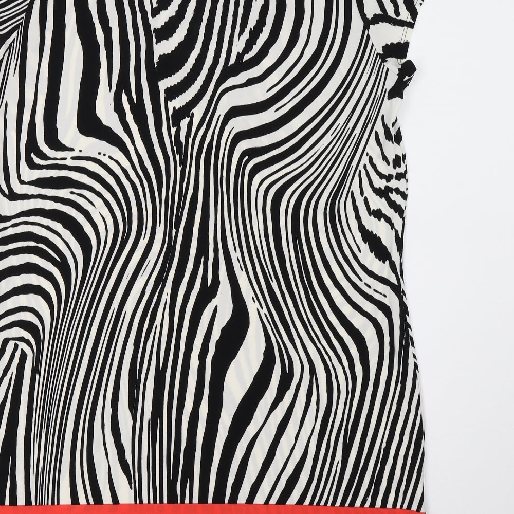 Wallis Womens  Animal Print  Basic T-Shirt Size M